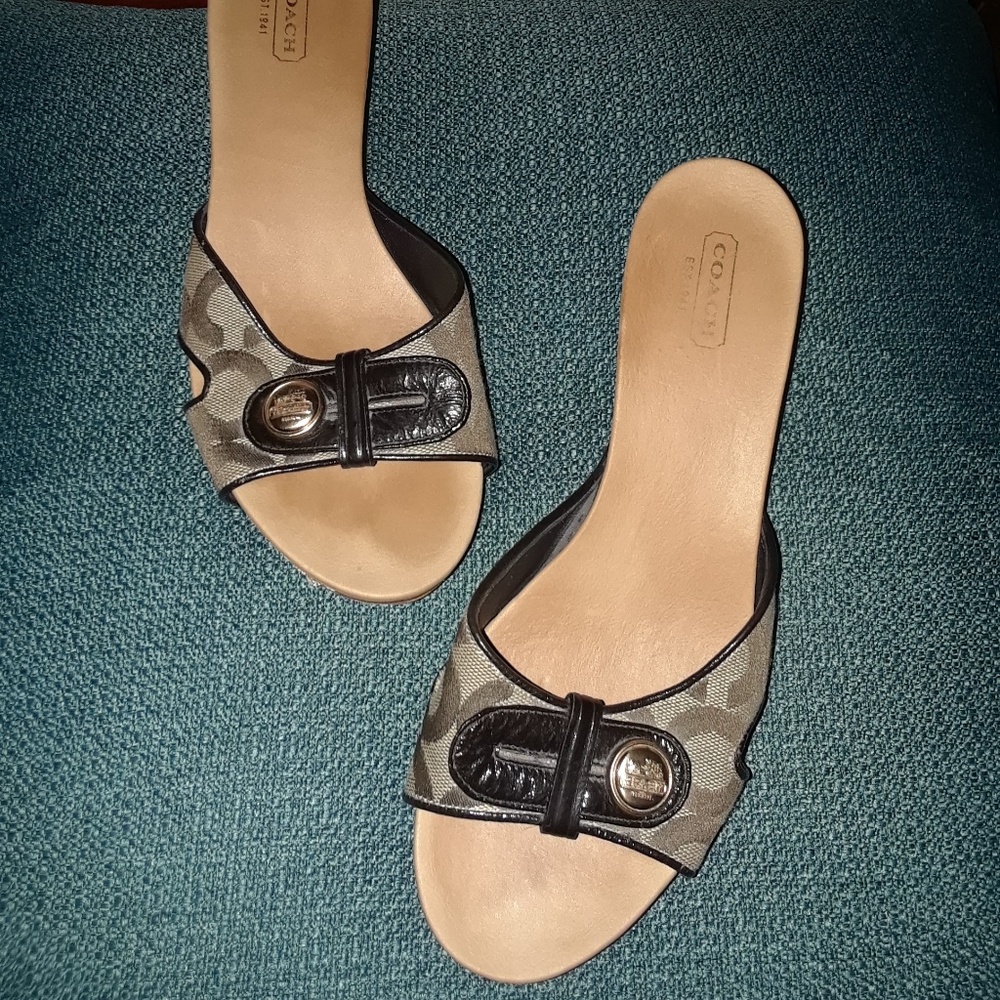 Coach slide sandals
